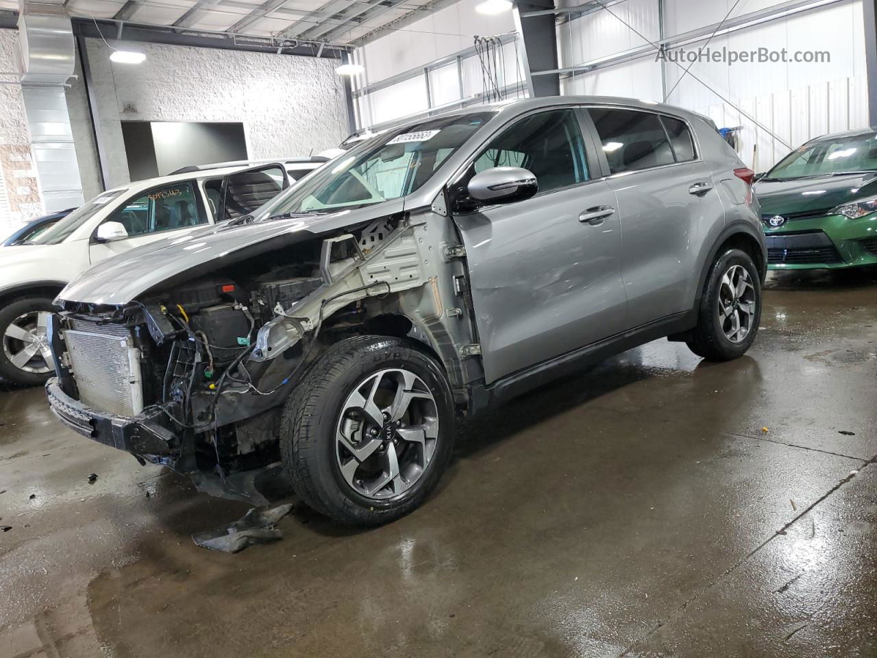 2020 Kia Sportage Lx Silver vin: KNDPMCAC7L7683100