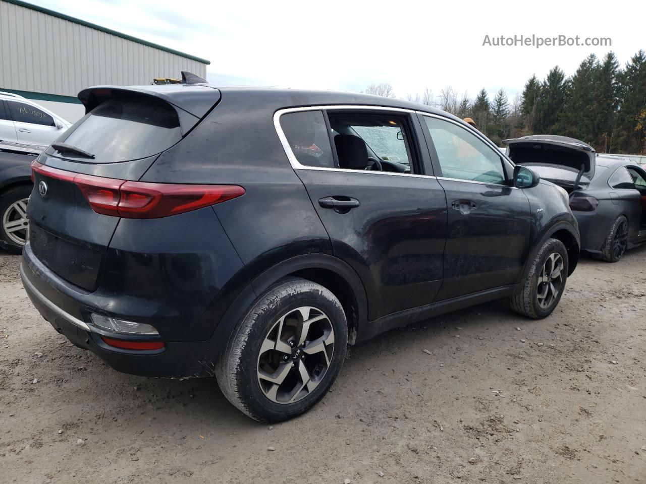 2020 Kia Sportage Lx Black vin: KNDPMCAC7L7806118