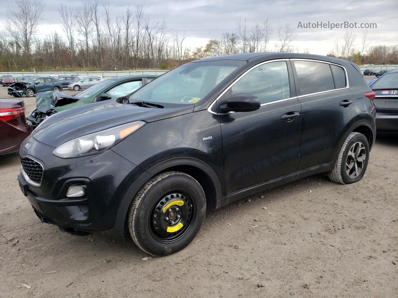 2020 Kia Sportage Lx Black vin: KNDPMCAC7L7806118