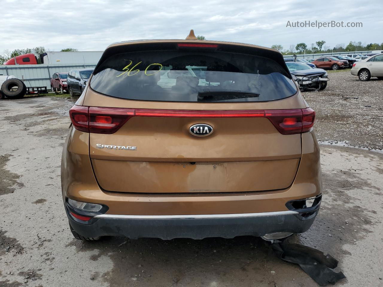 2020 Kia Sportage Lx Коричневый vin: KNDPMCAC7L7815563