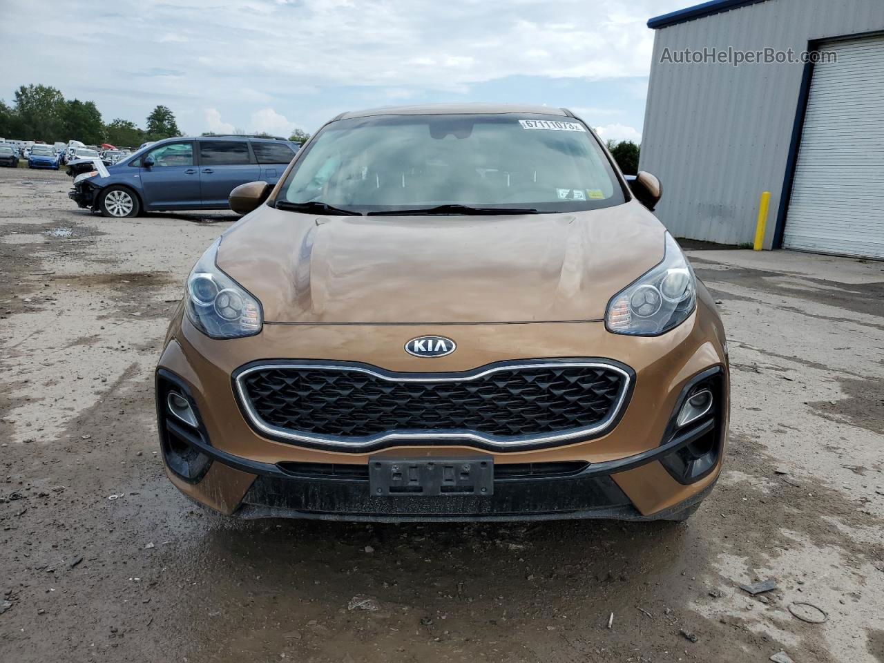 2020 Kia Sportage Lx Коричневый vin: KNDPMCAC7L7815563