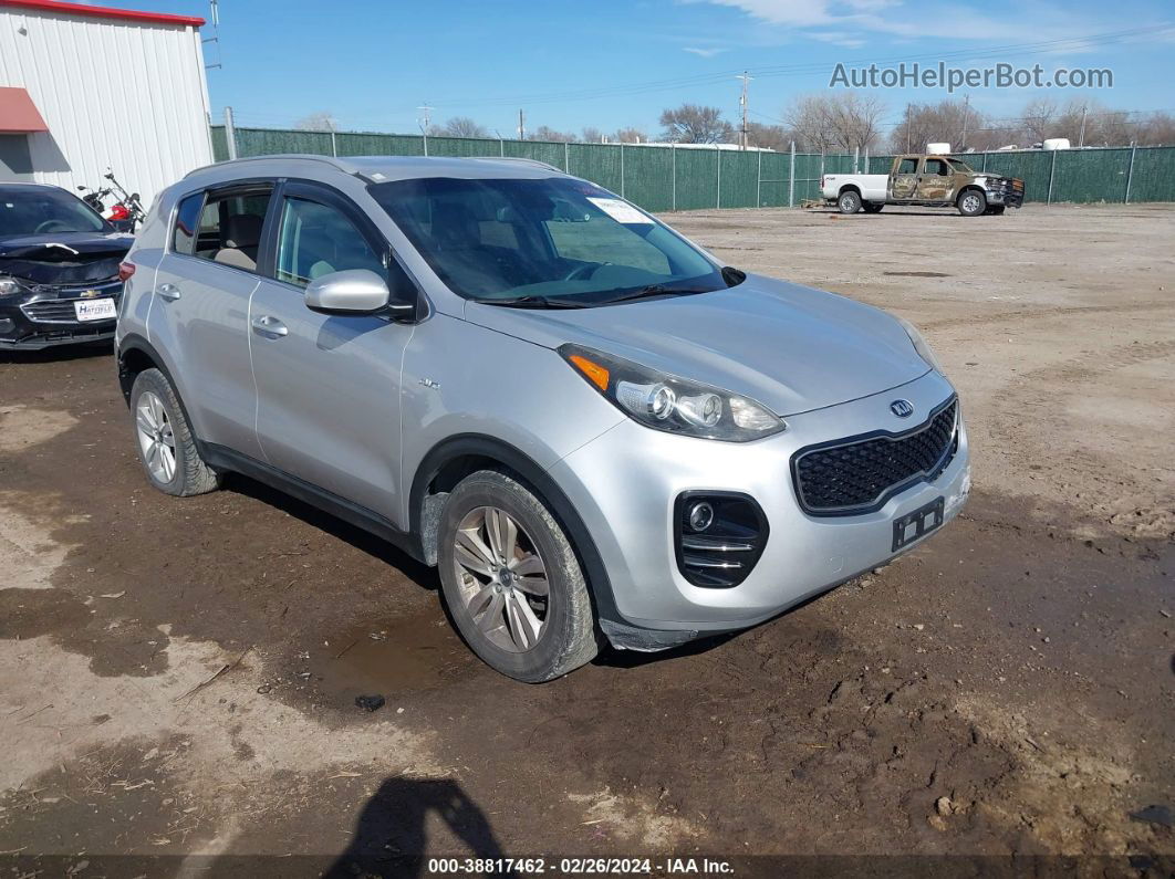 2017 Kia Sportage Lx Silver vin: KNDPMCAC8H7073763