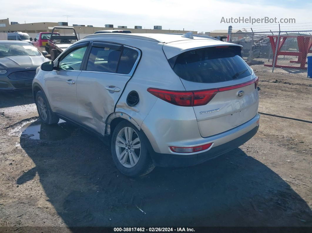 2017 Kia Sportage Lx Silver vin: KNDPMCAC8H7073763