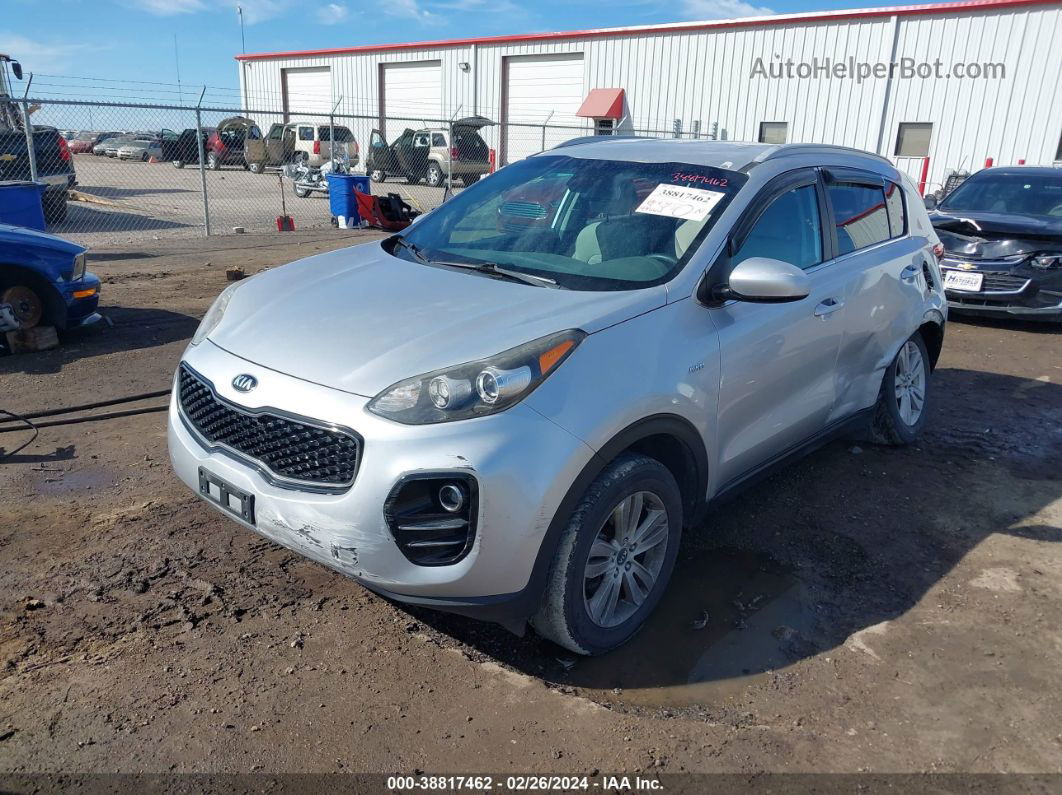 2017 Kia Sportage Lx Silver vin: KNDPMCAC8H7073763