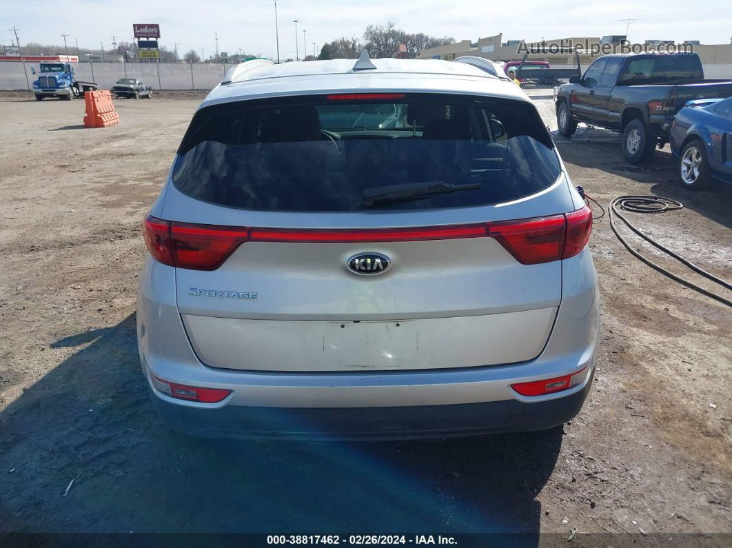 2017 Kia Sportage Lx Silver vin: KNDPMCAC8H7073763