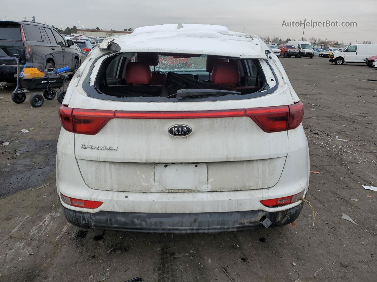 2017 Kia Sportage Lx Белый vin: KNDPMCAC8H7242132