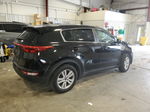 2017 Kia Sportage Lx Black vin: KNDPMCAC8H7270481