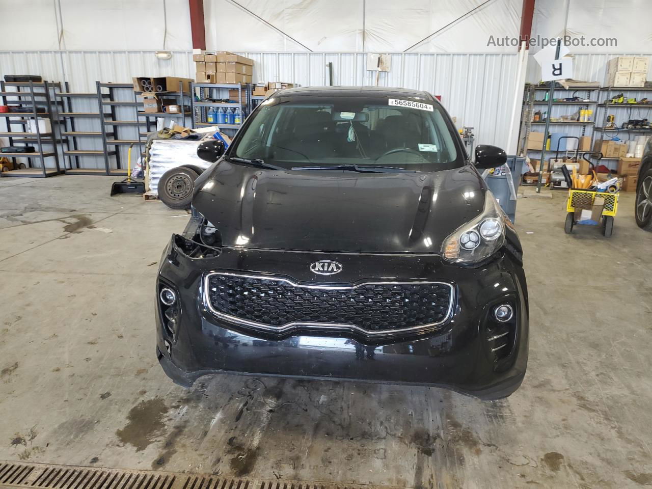 2017 Kia Sportage Lx Black vin: KNDPMCAC8H7270481