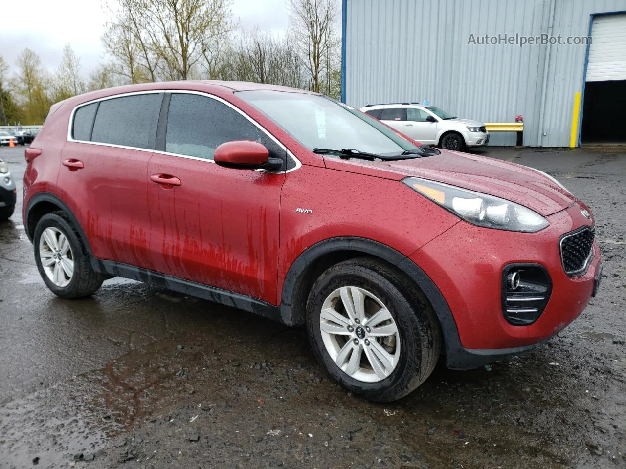 2017 Kia Sportage Lx Red vin: KNDPMCAC8H7277737