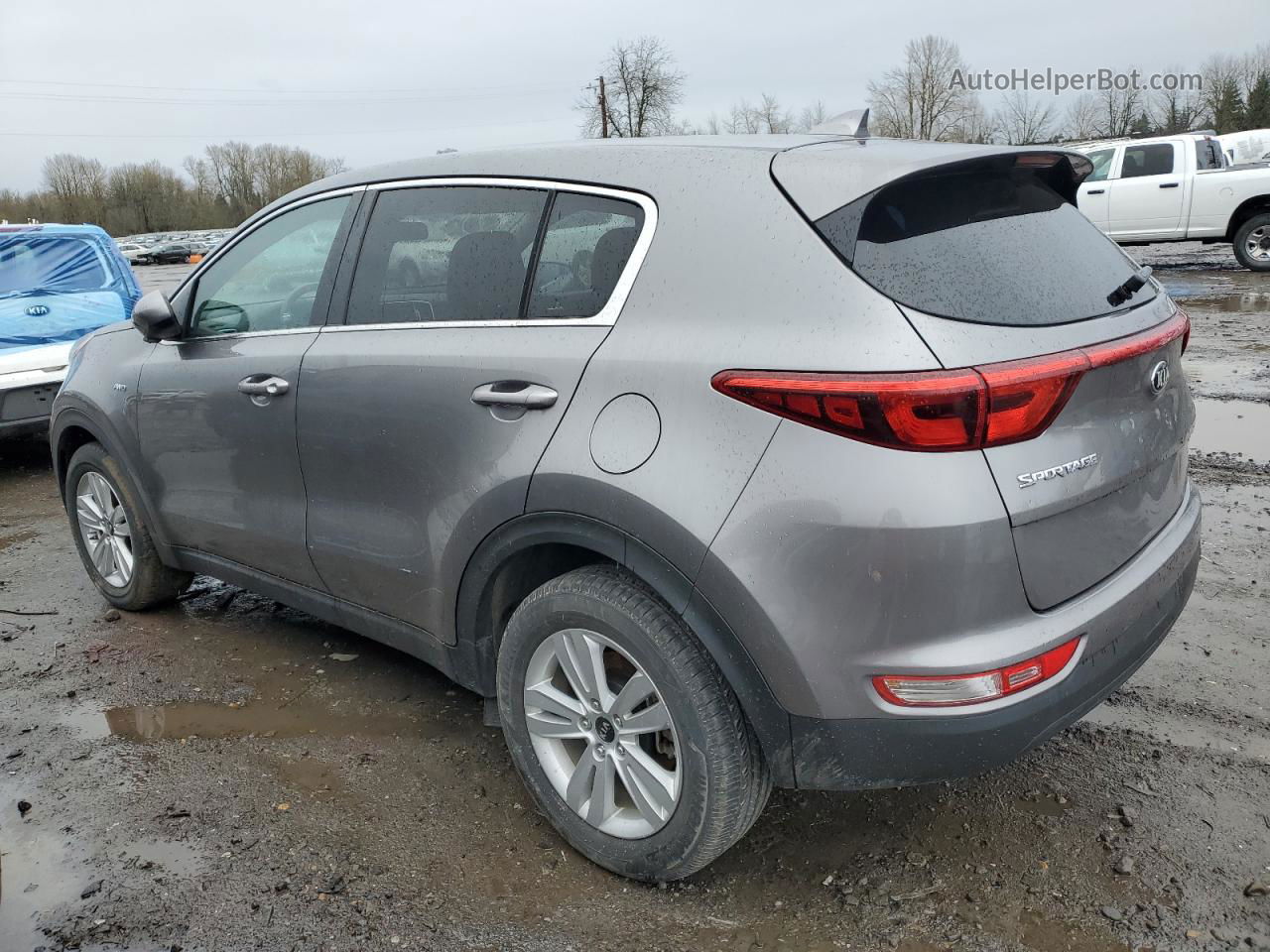 2017 Kia Sportage Lx Silver vin: KNDPMCAC8H7289550