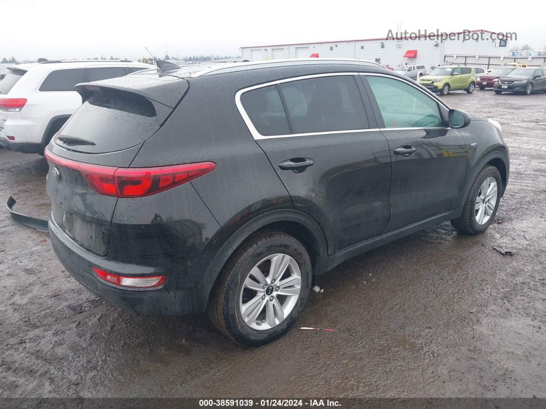 2017 Kia Sportage Lx Black vin: KNDPMCAC8H7297907