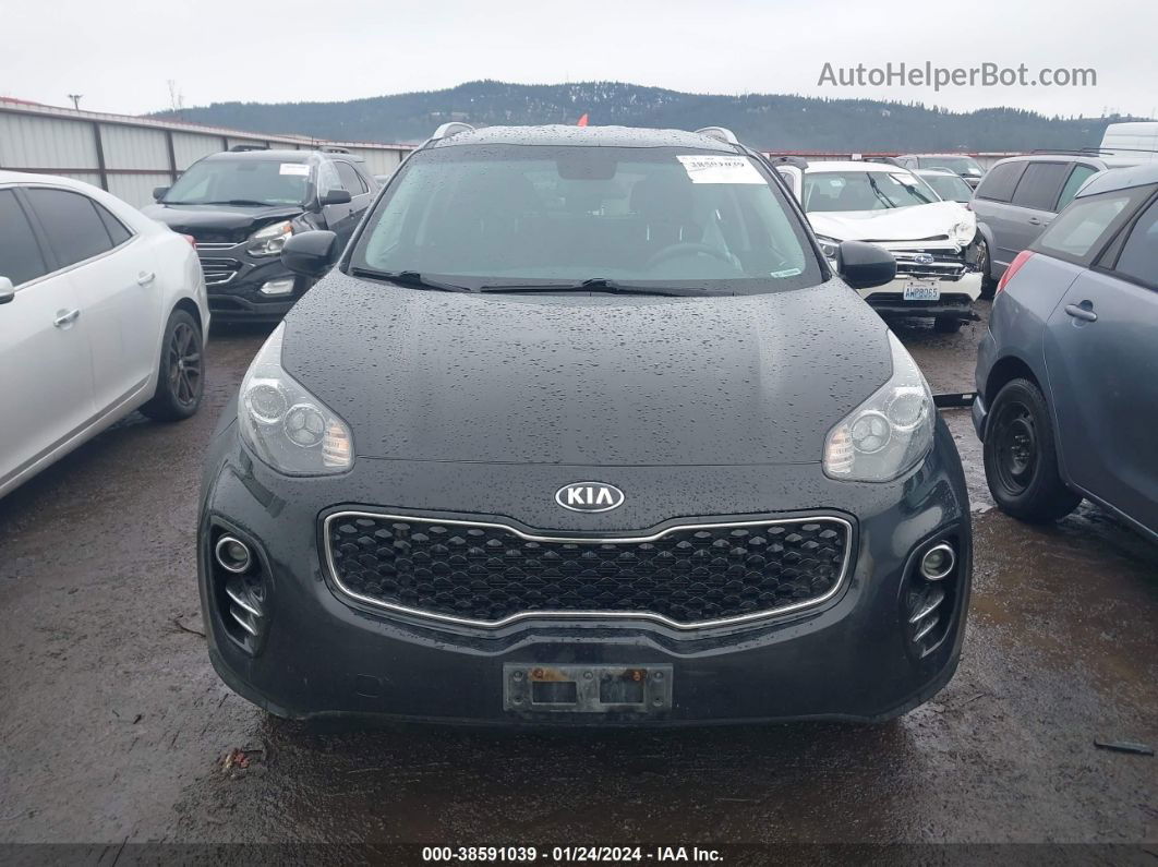 2017 Kia Sportage Lx Black vin: KNDPMCAC8H7297907