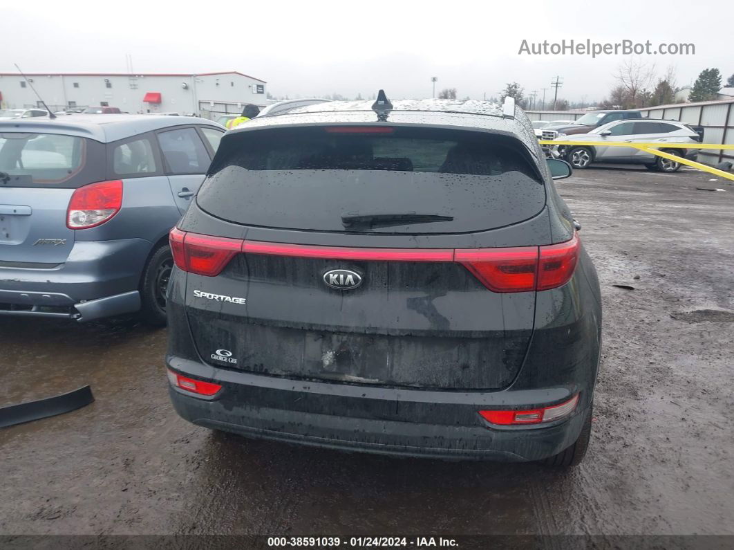 2017 Kia Sportage Lx Black vin: KNDPMCAC8H7297907