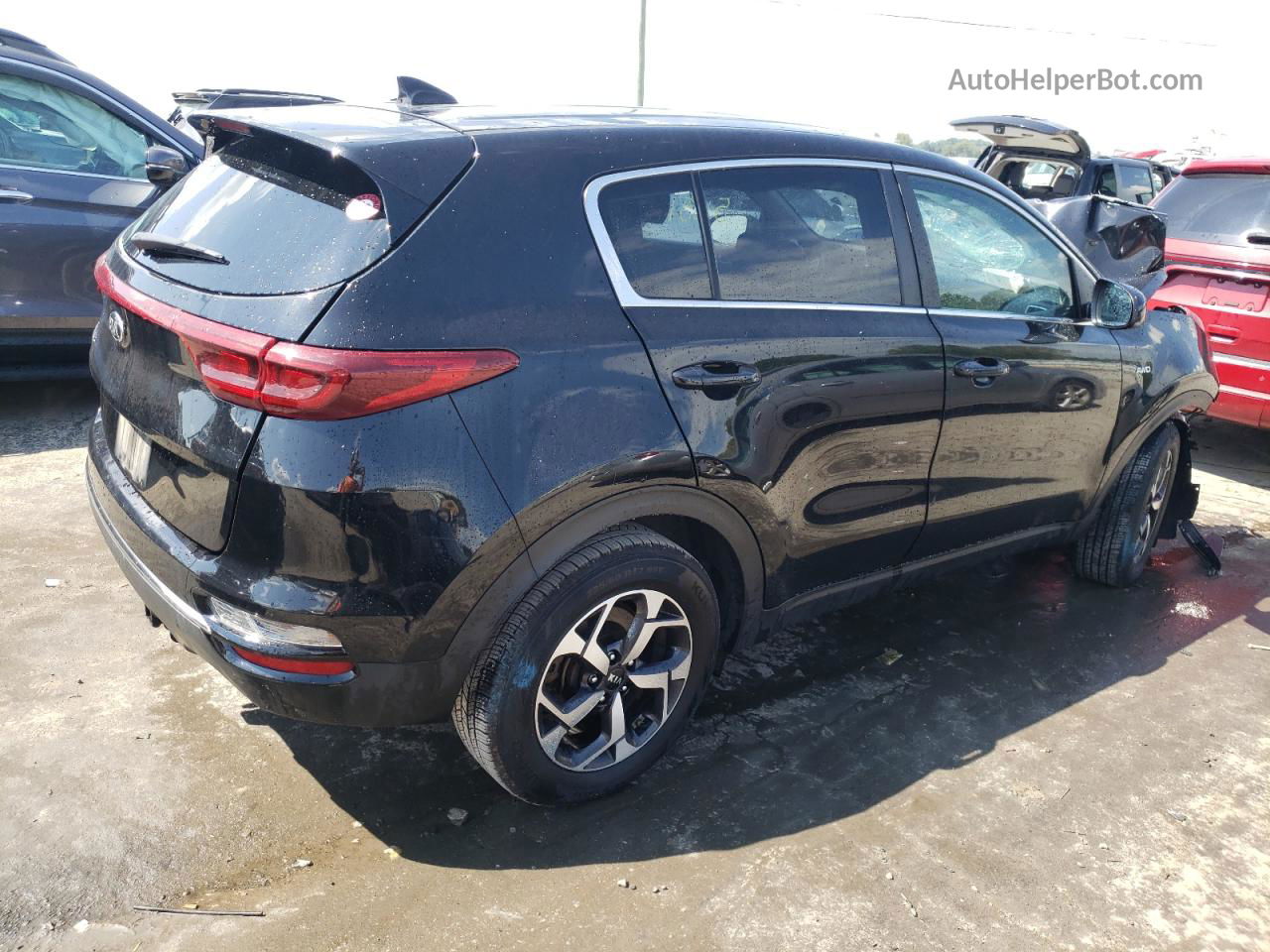 2020 Kia Sportage Lx Black vin: KNDPMCAC8L7663003