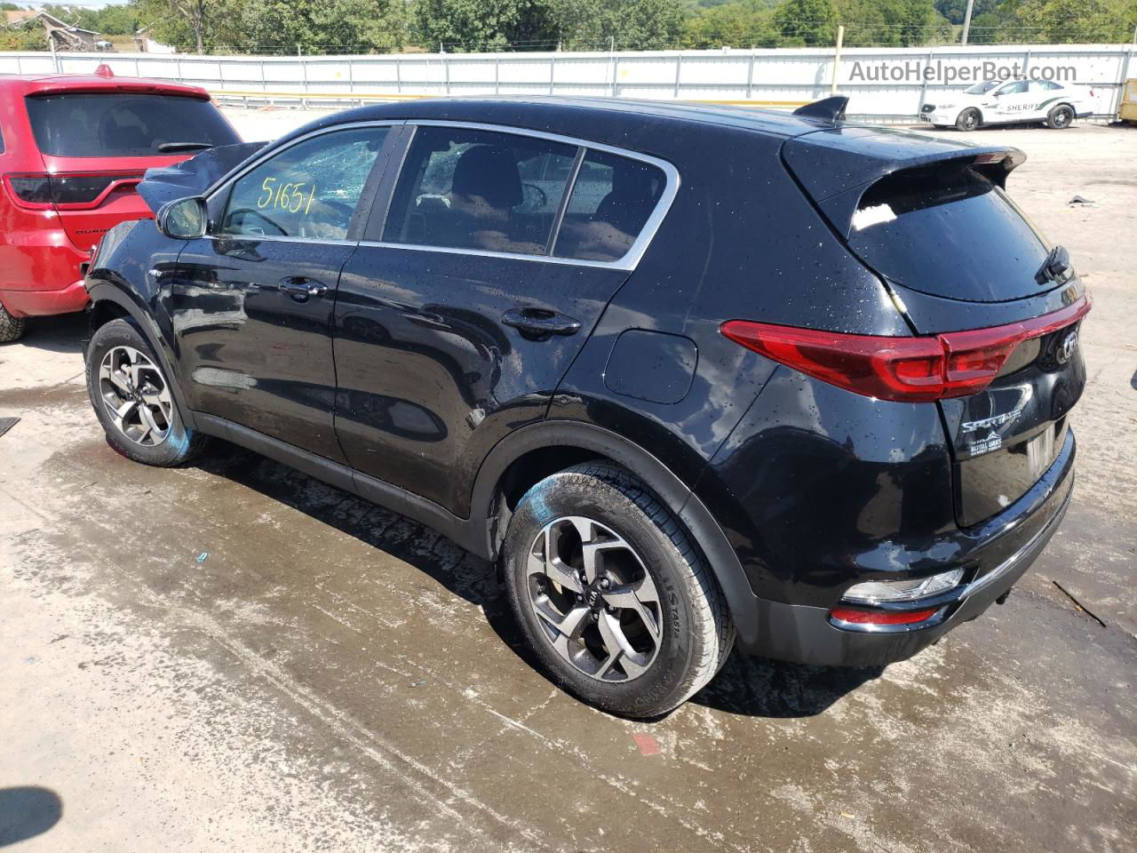 2020 Kia Sportage Lx Black vin: KNDPMCAC8L7663003