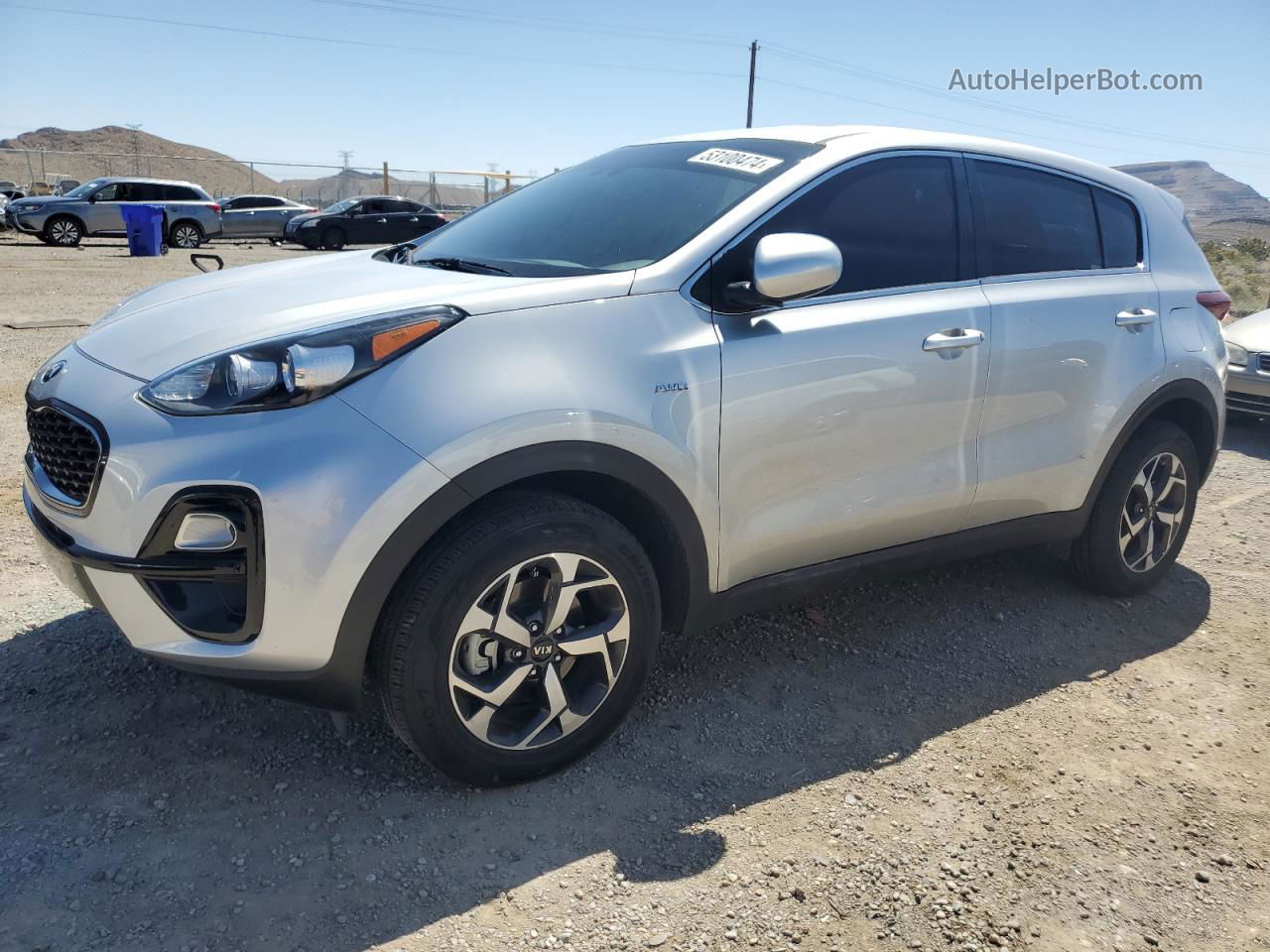 2020 Kia Sportage Lx Silver vin: KNDPMCAC8L7713897