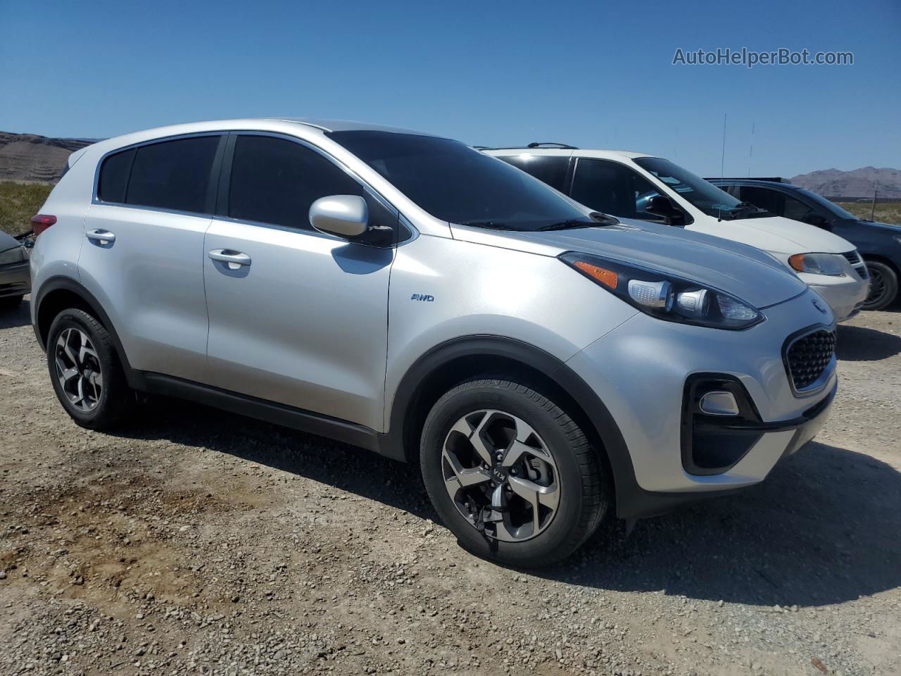 2020 Kia Sportage Lx Silver vin: KNDPMCAC8L7713897