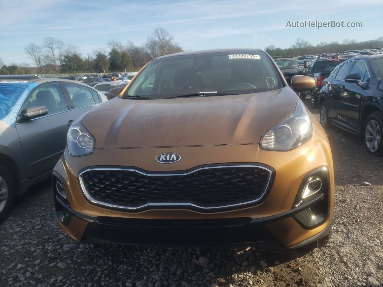 2020 Kia Sportage Lx Orange vin: KNDPMCAC8L7753350