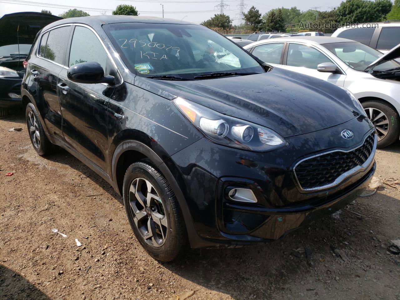 2020 Kia Sportage Lx Black vin: KNDPMCAC8L7756345