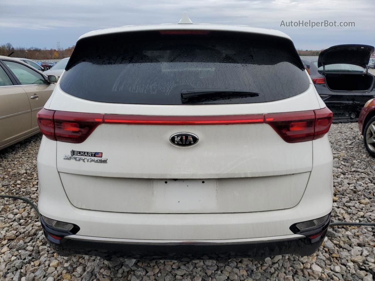 2020 Kia Sportage Lx White vin: KNDPMCAC8L7769788