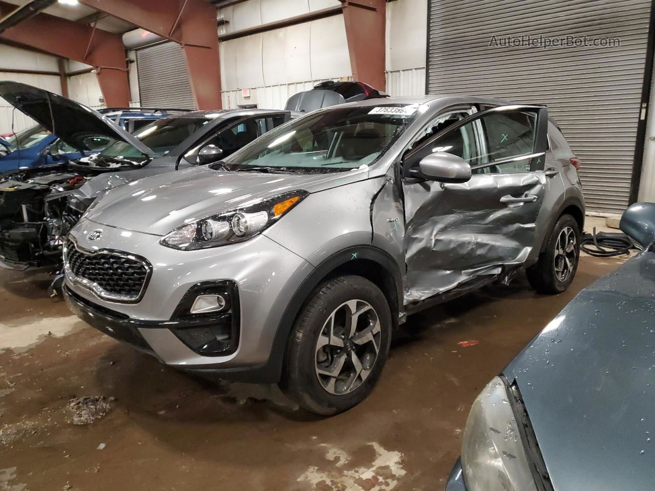 2020 Kia Sportage Lx Серый vin: KNDPMCAC8L7797493