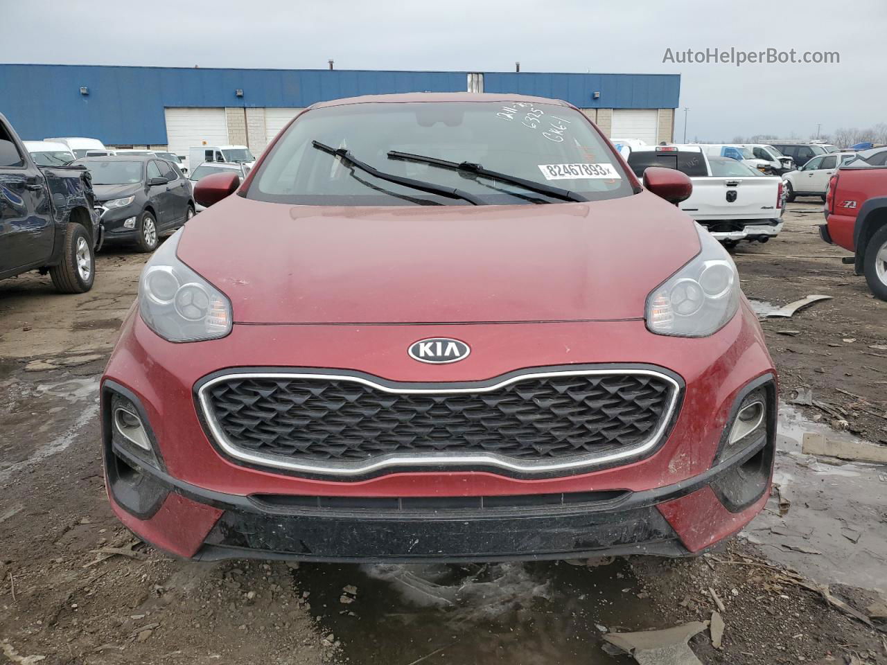 2020 Kia Sportage Lx Red vin: KNDPMCAC8L7836325