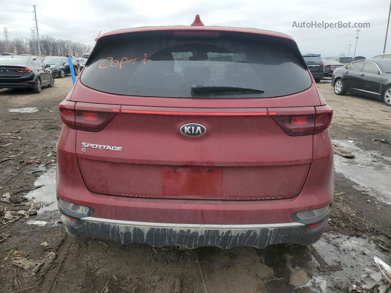 2020 Kia Sportage Lx Red vin: KNDPMCAC8L7836325