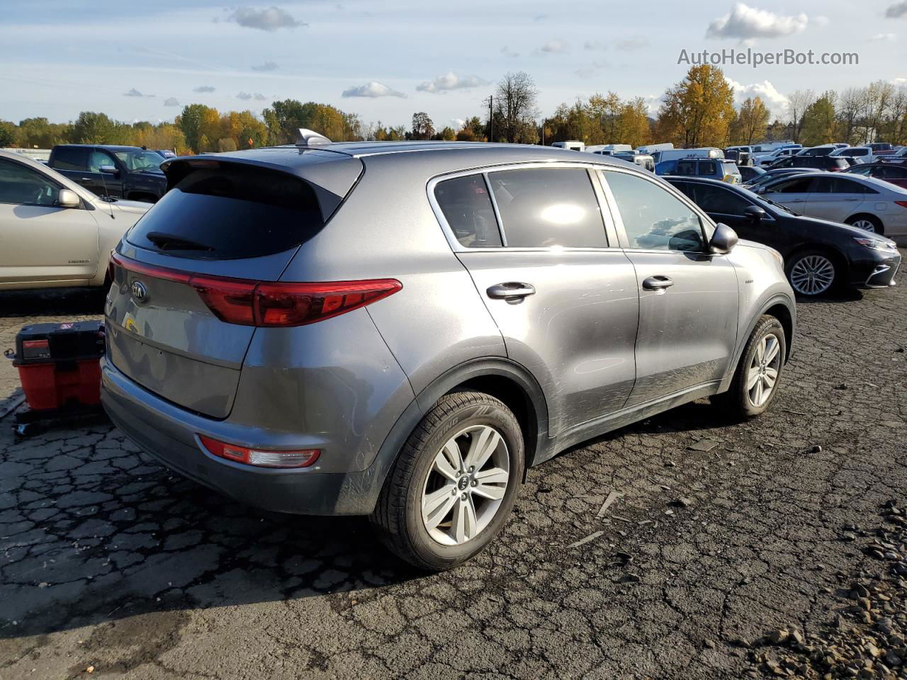 2017 Kia Sportage Lx Серый vin: KNDPMCAC9H7079507