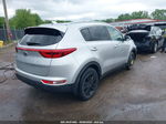 2017 Kia Sportage Lx Silver vin: KNDPMCAC9H7090507