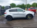 2017 Kia Sportage Lx Silver vin: KNDPMCAC9H7090507