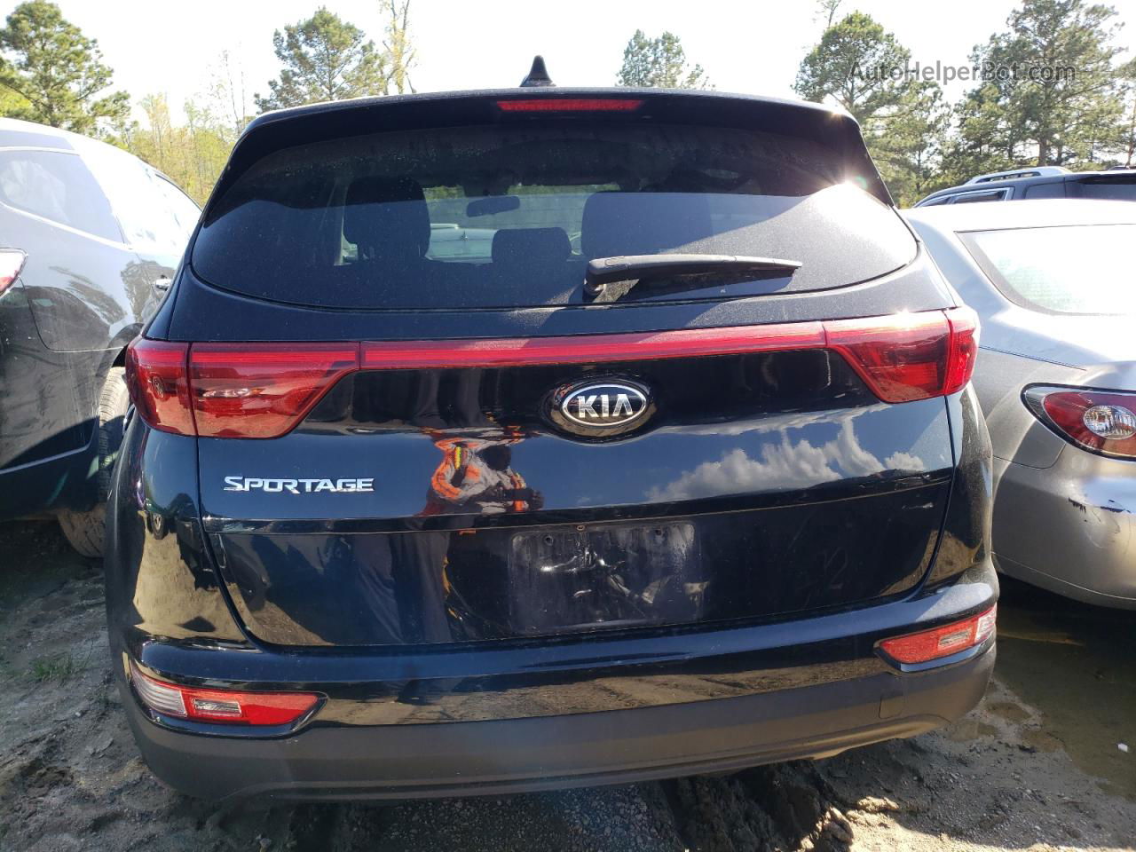 2017 Kia Sportage Lx Black vin: KNDPMCAC9H7130987