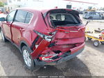 2017 Kia Sportage Lx Burgundy vin: KNDPMCAC9H7138958