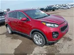 2017 Kia Sportage Lx Burgundy vin: KNDPMCAC9H7138958