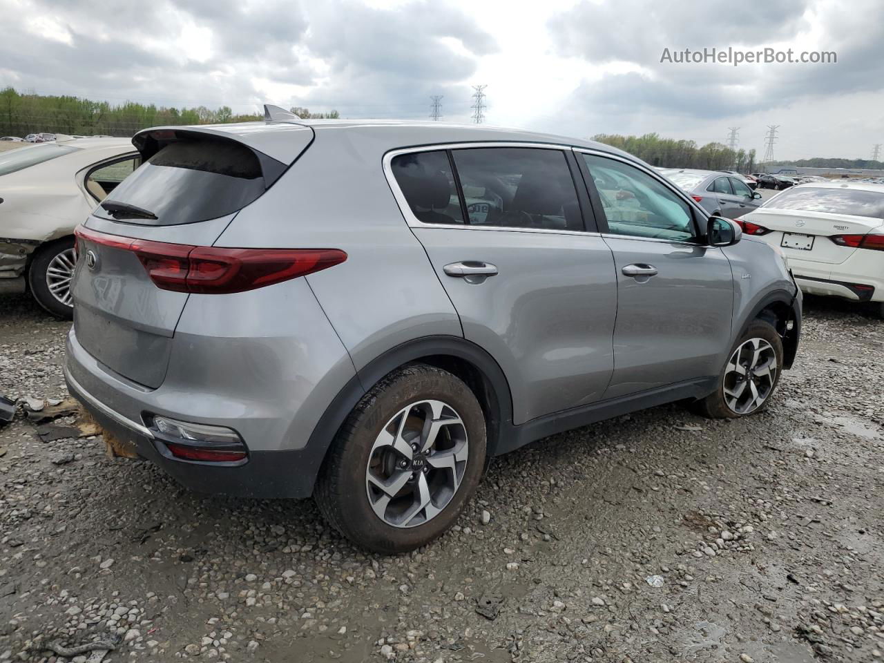 2020 Kia Sportage Lx Silver vin: KNDPMCAC9L7671191