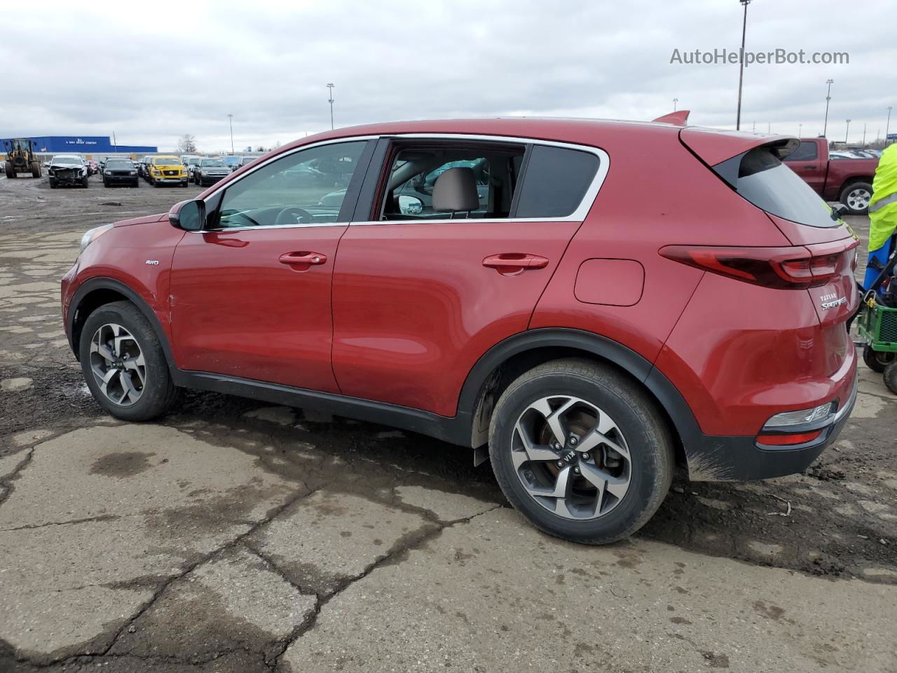 2020 Kia Sportage Lx Red vin: KNDPMCAC9L7702178