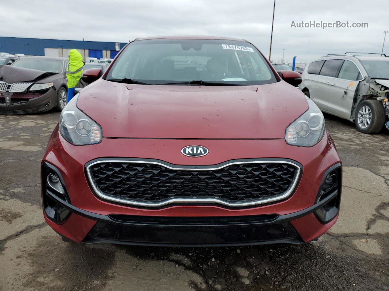 2020 Kia Sportage Lx Красный vin: KNDPMCAC9L7702178