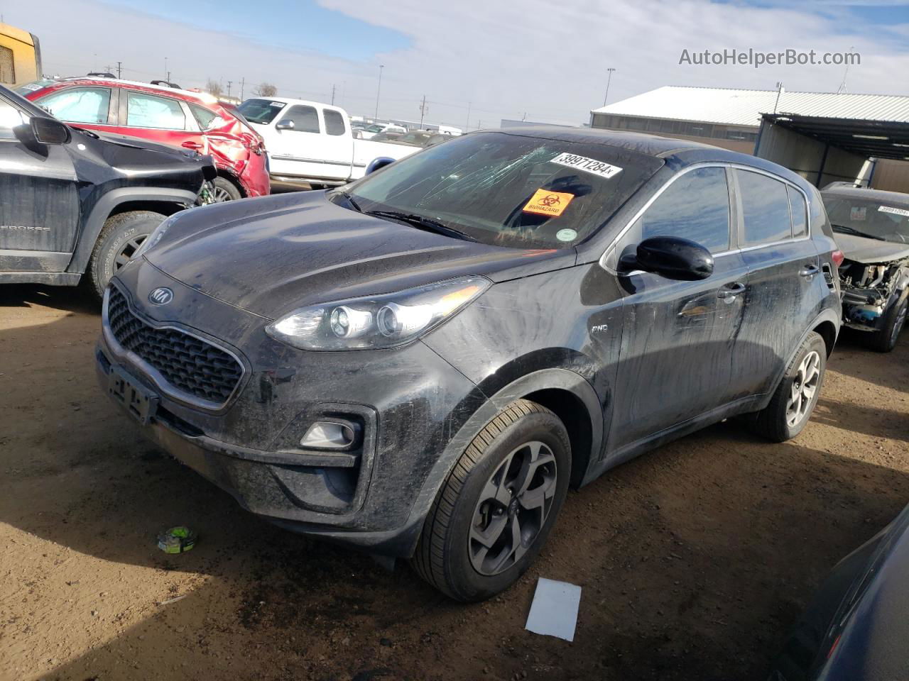 2020 Kia Sportage Lx Black vin: KNDPMCAC9L7803897