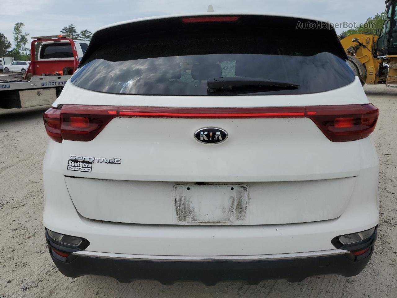 2020 Kia Sportage Lx Белый vin: KNDPMCAC9L7809036