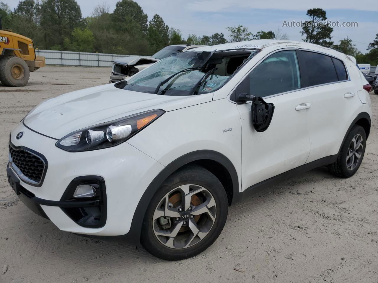 2020 Kia Sportage Lx Белый vin: KNDPMCAC9L7809036