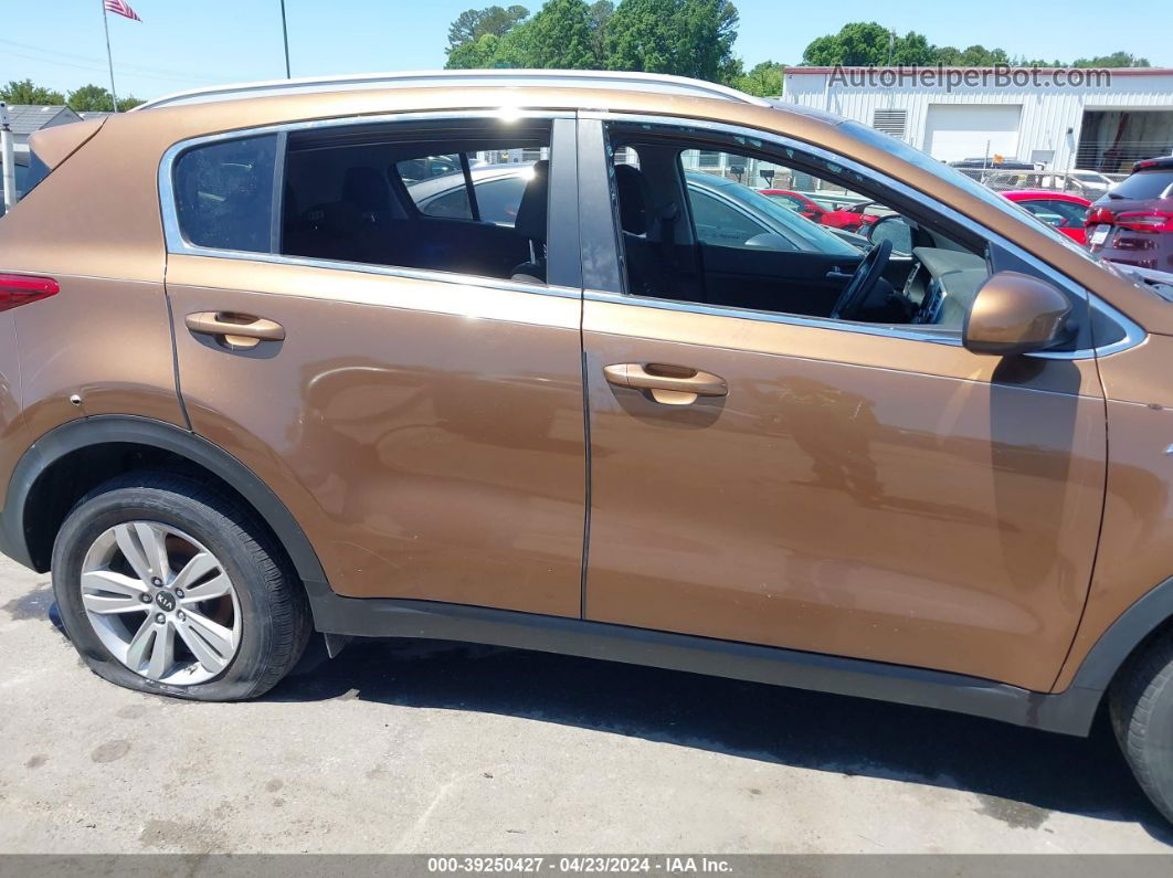 2017 Kia Sportage Lx Brown vin: KNDPMCACXH7086403