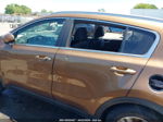 2017 Kia Sportage Lx Brown vin: KNDPMCACXH7086403