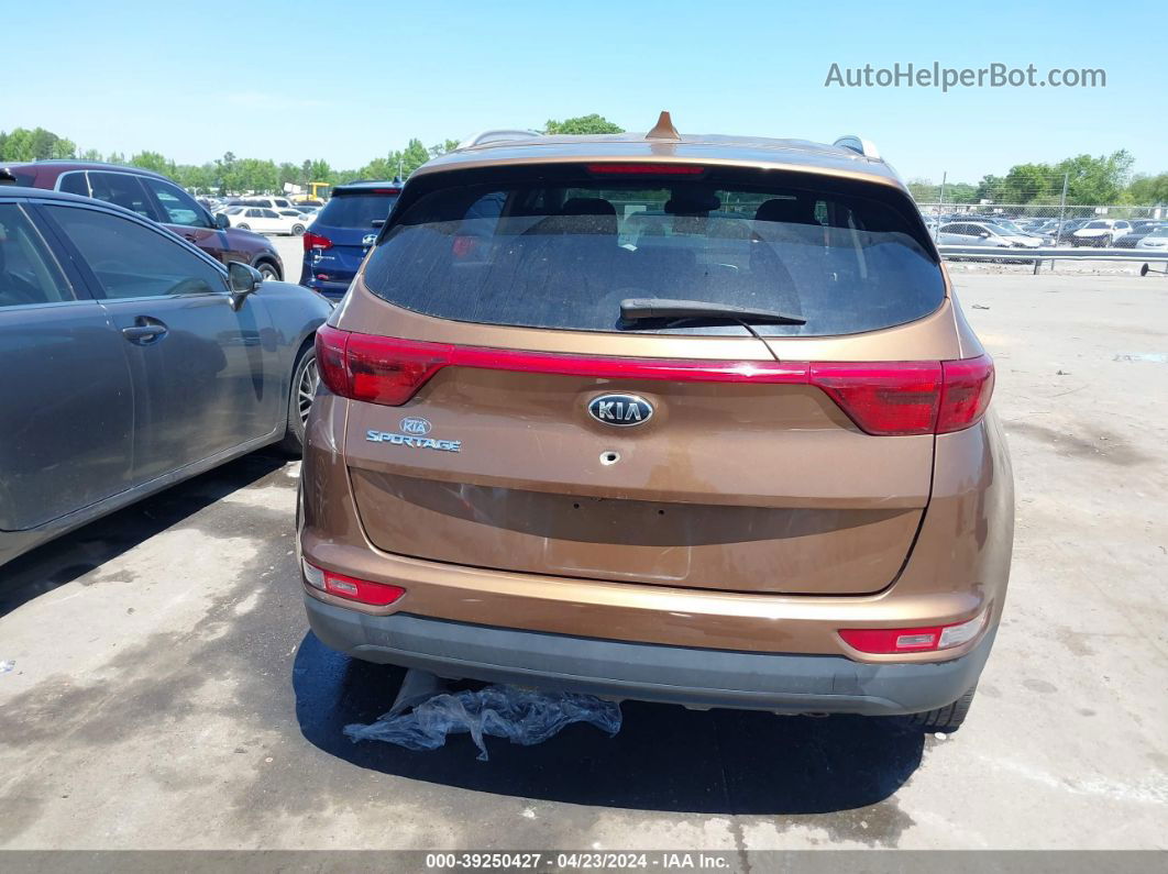 2017 Kia Sportage Lx Brown vin: KNDPMCACXH7086403