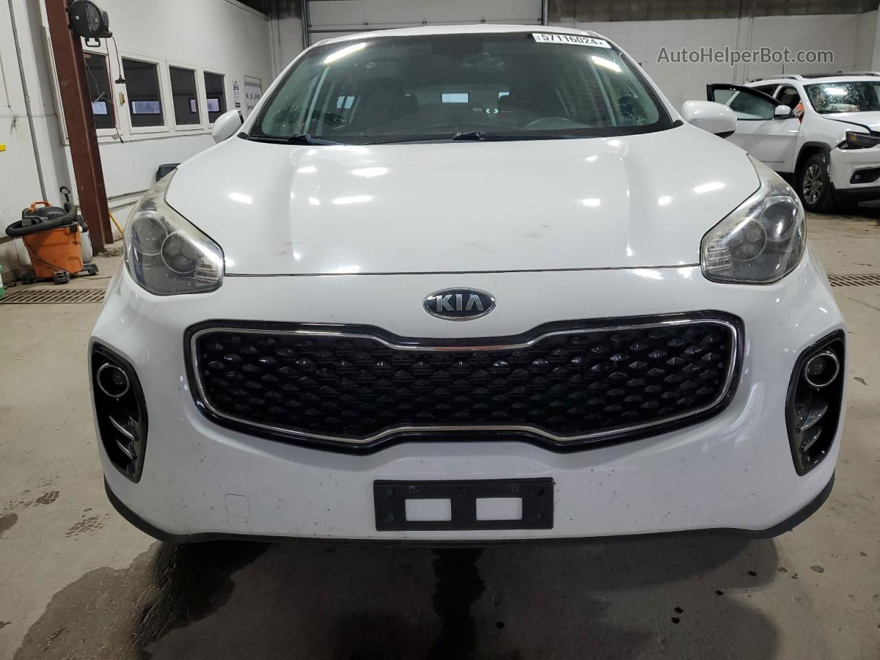 2017 Kia Sportage Lx White vin: KNDPMCACXH7101241