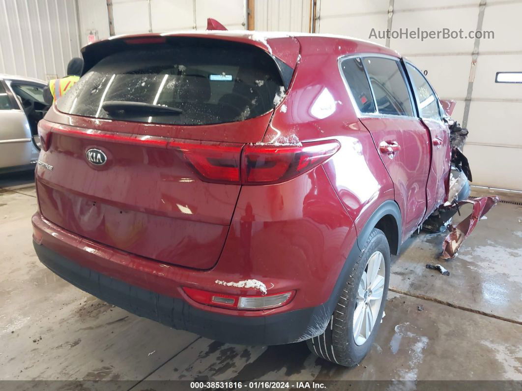 2017 Kia Sportage Lx Red vin: KNDPMCACXH7120386