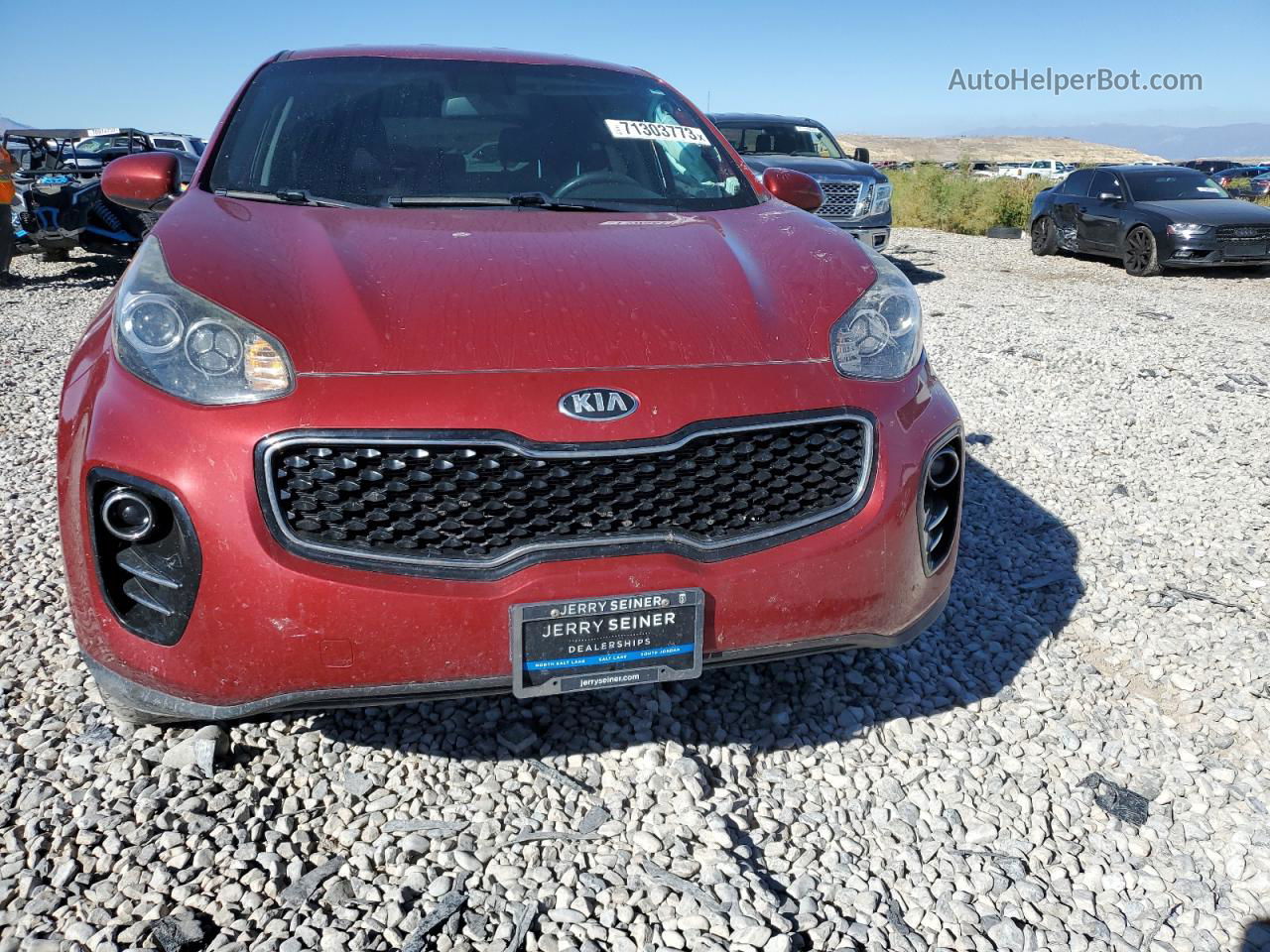 2017 Kia Sportage Lx Red vin: KNDPMCACXH7121182