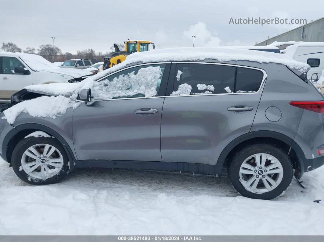 2017 Kia Sportage Lx Gray vin: KNDPMCACXH7121814