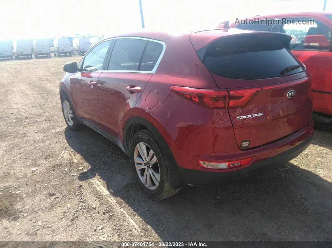 2017 Kia Sportage Lx Red vin: KNDPMCACXH7131775