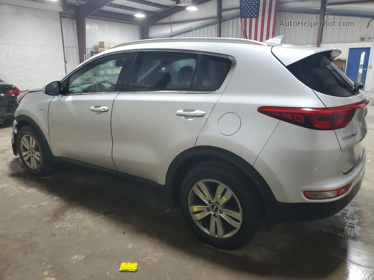 2017 Kia Sportage Lx Silver vin: KNDPMCACXH7180023