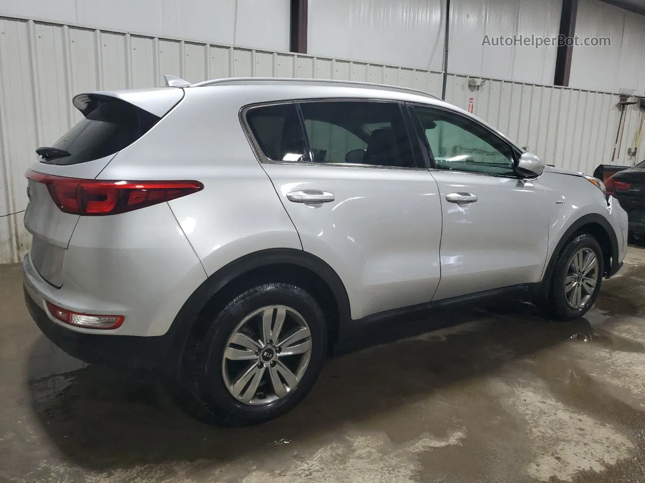 2017 Kia Sportage Lx Silver vin: KNDPMCACXH7180023