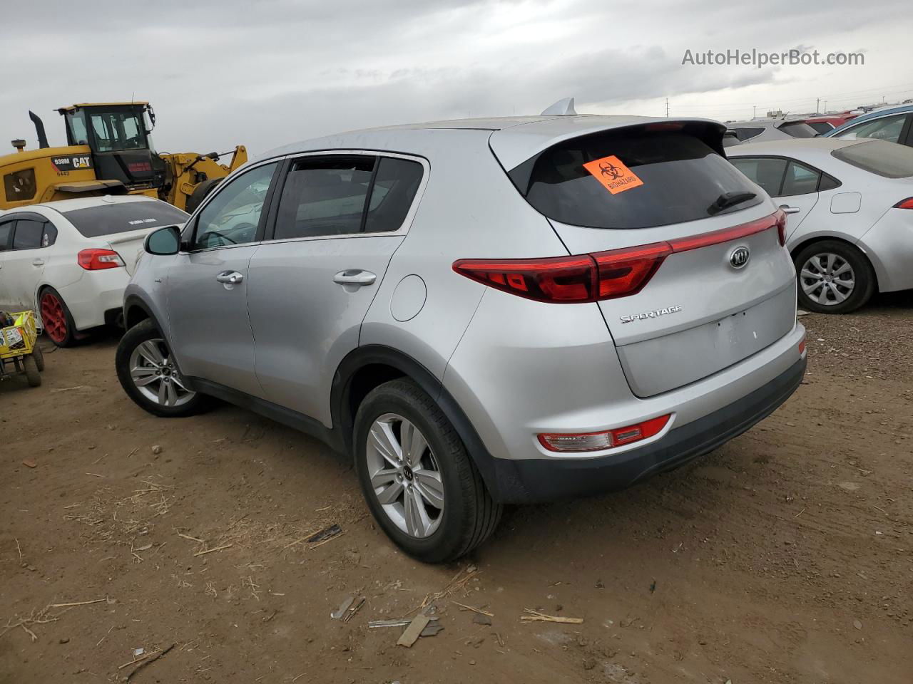 2017 Kia Sportage Lx Серебряный vin: KNDPMCACXH7237885